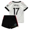 Officiële Voetbalshirt + Korte Broek Manchester United Fred 17 Uit 2022-23 - Kids